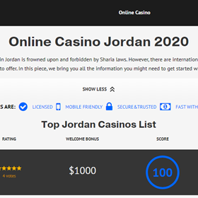 Logo: Jordan Casino Online
